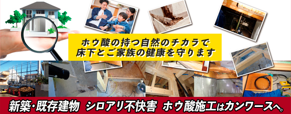 ホウ酸施工